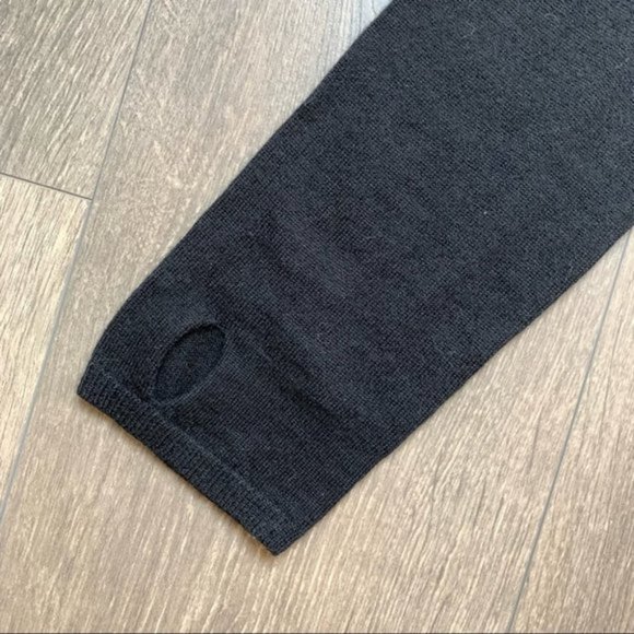 One Teaspoon Superior Merino Knit Funnel Turtleneck Dress Jet Black Size XXS - Picture 12 of 16